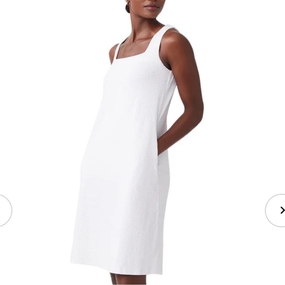J McLaughlin White Greek Key Dress - Picture 1 of 4